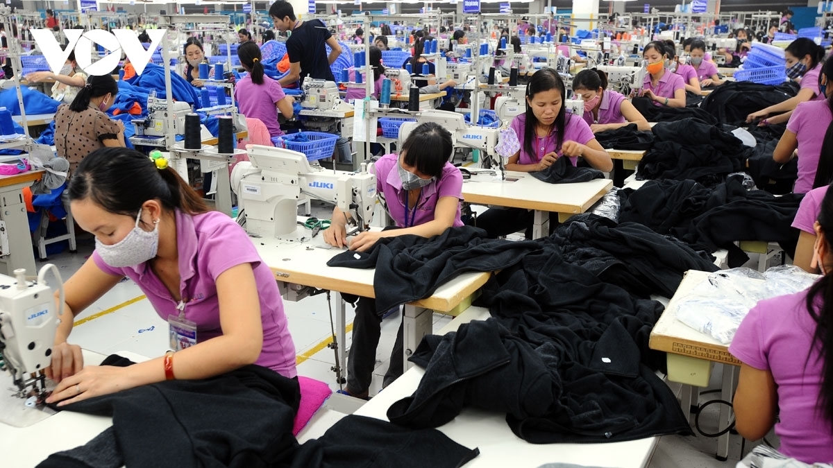 The uk primarily imports from apparel products vietnam (photo: vov) 
